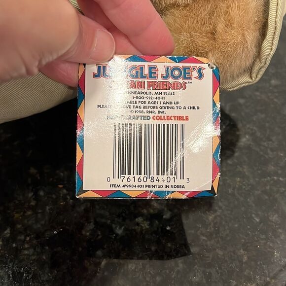 Vintage Jungle Joe Safari Friends Talking Teddy Bear - Picture 12 of 12